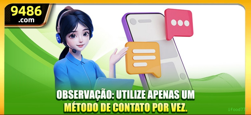 Imagem promocional do aplicativo mobile da ifood777